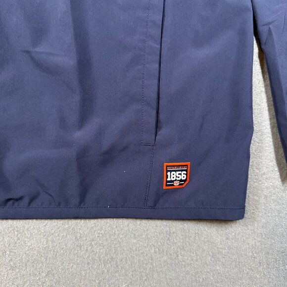 Auburn Tigers Mens XL Under Armour Navy Blue Full Zip Long Sleeve Windbreaker - Picture 2 of 10